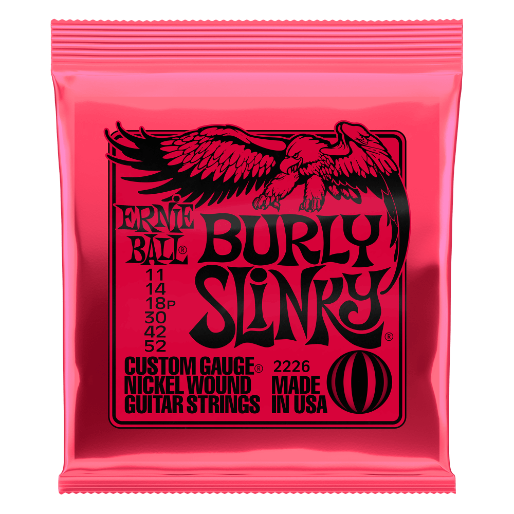 SET DE CUERDAS ERNIE  BALL BURLY SLINKY 11 – 52-0