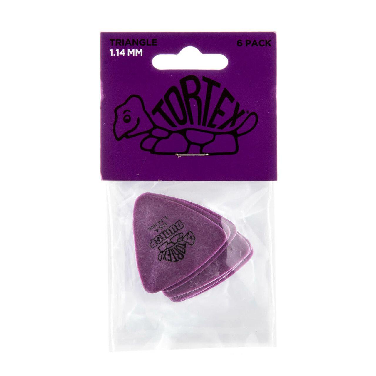 Uñetas Dunlop Tortex 431 Triangle 1.14 pack 6un-2