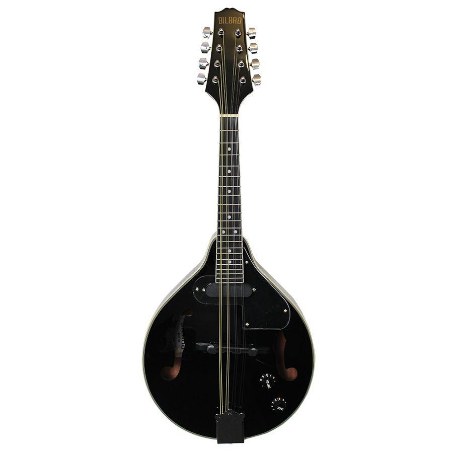 Mandolina Electroacústica Negra Bilbao. M30T-Bk-0