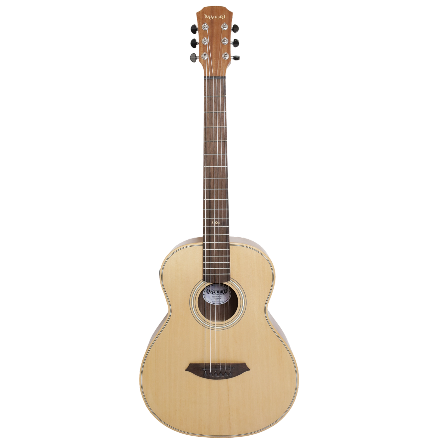 Guitarra Travel Mahori Solid Koa MahN-3603Eq + Funda-0
