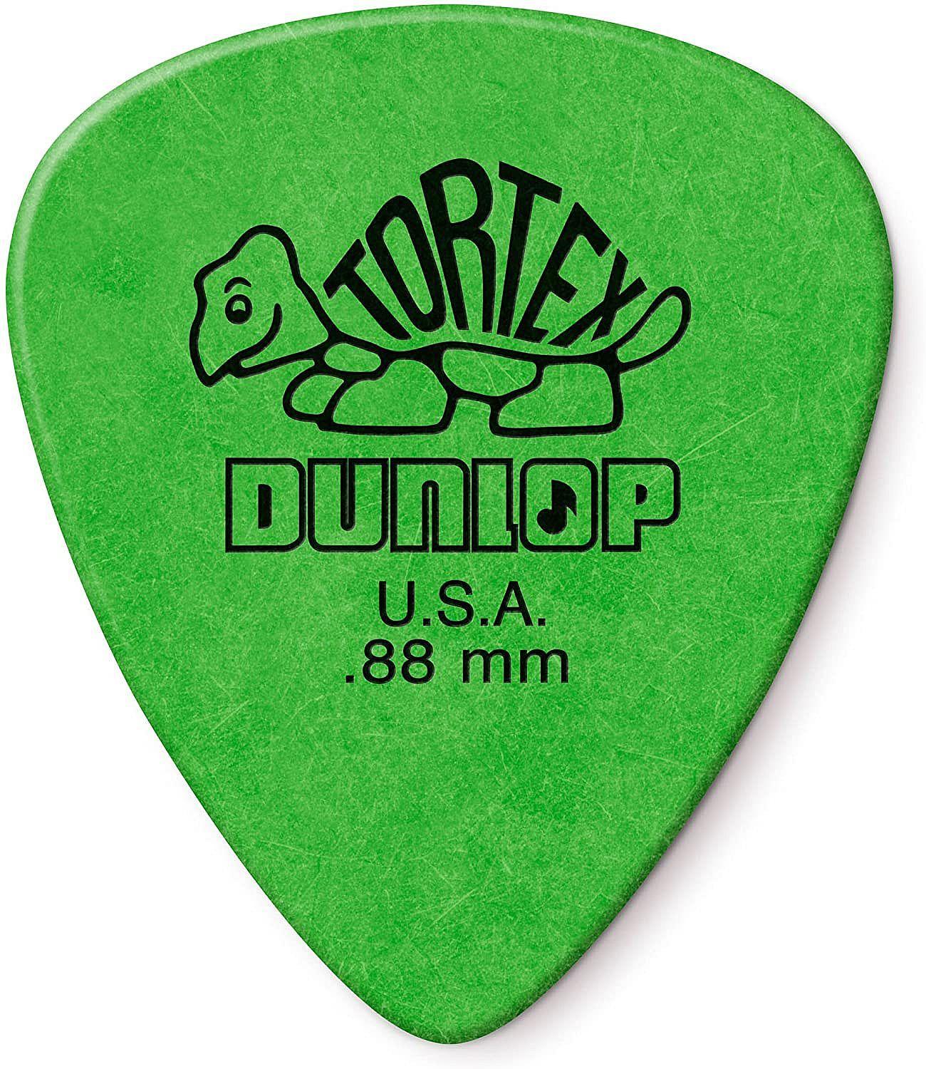Set Uñetas Dunlop Tortex Verde 0.88mm-0