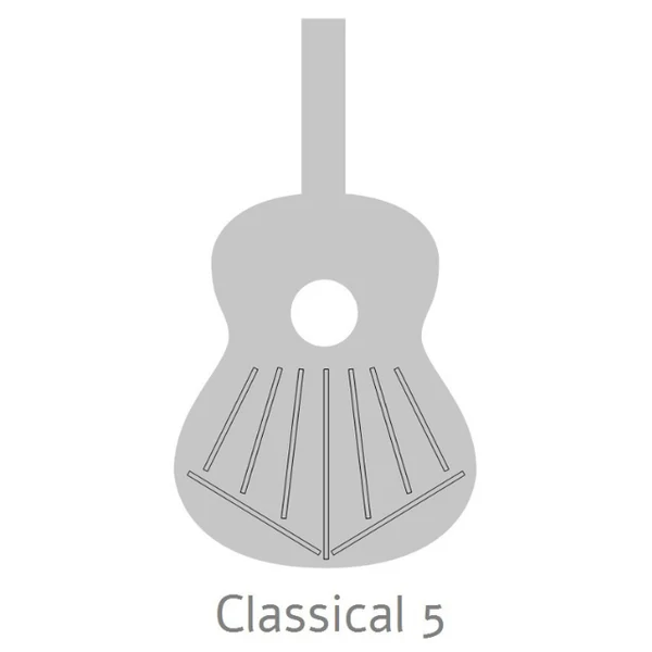 Guitarra Clásica 5P+Funda 4/4 25 Mm Alhambra-5