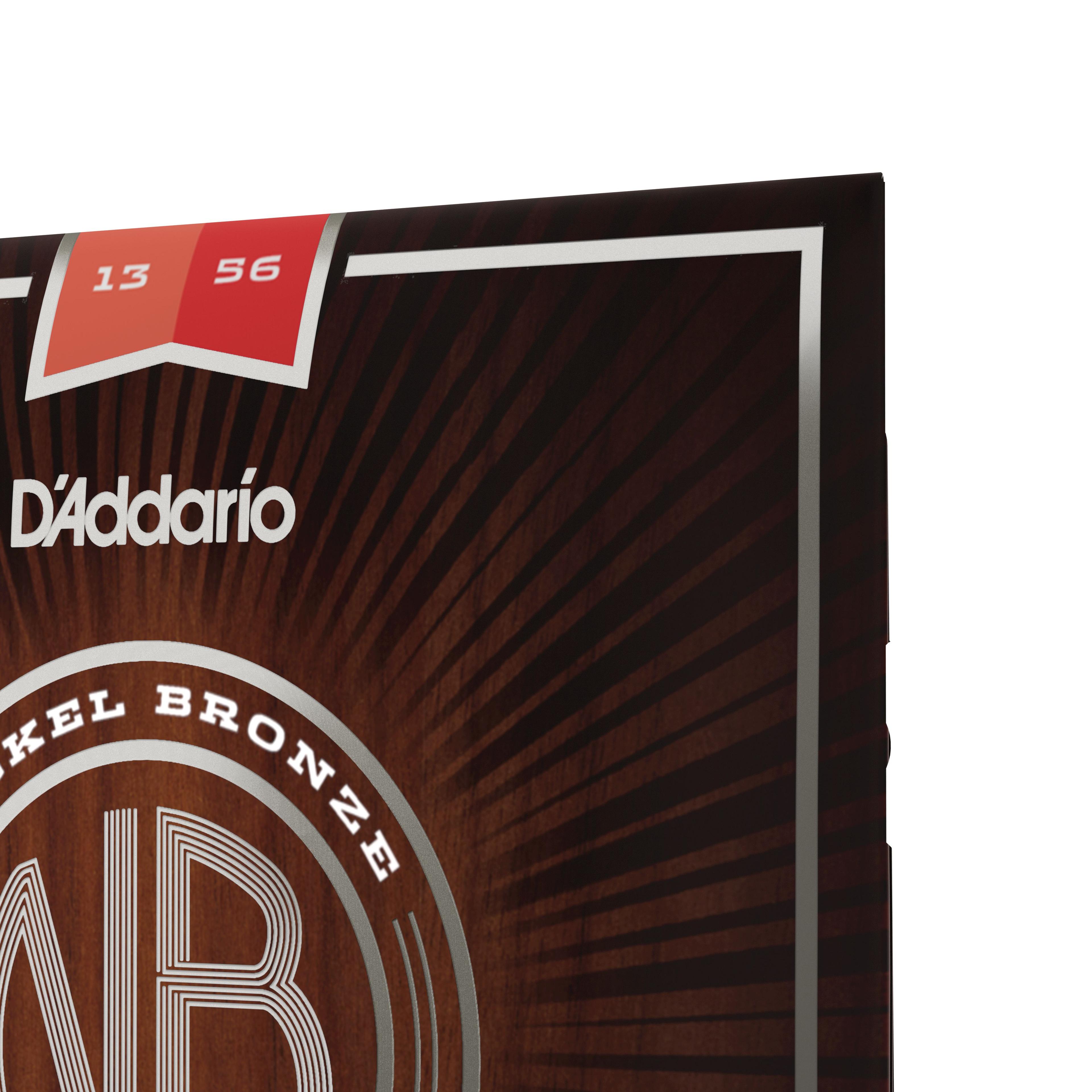 Set de cuerdas Guitarra Acústica Bronze Med NB1356 Daddario-3