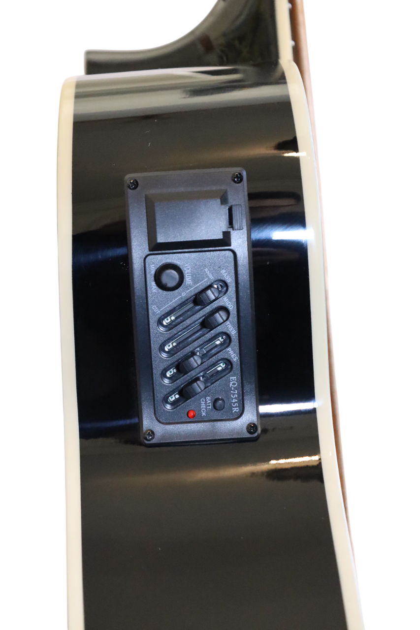 Guitarra Eq cuerda met 40" Bands Glossy BIL-404-EQ-BK Bilbao-3