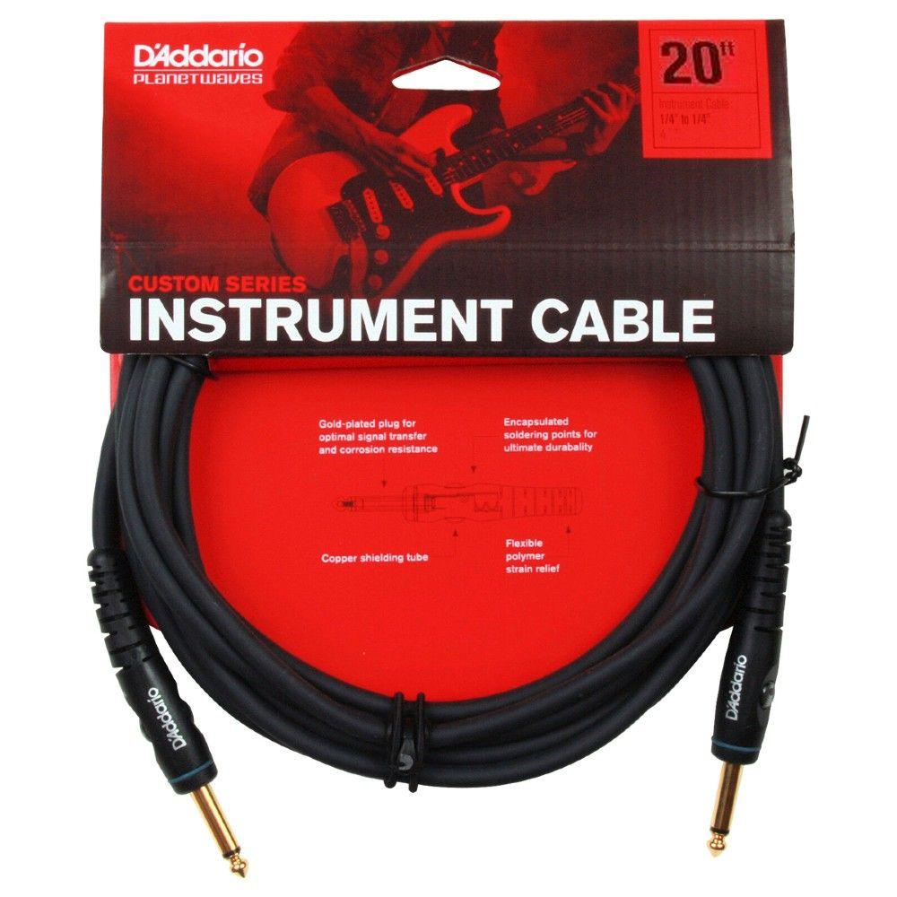 Cable instrumento TS-1/4¨ 6mts. PW-G-20 PW Daddario-1