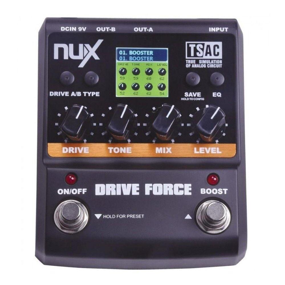 Pedal Stompbox Efecto Guitarra Drive Force Nux-0