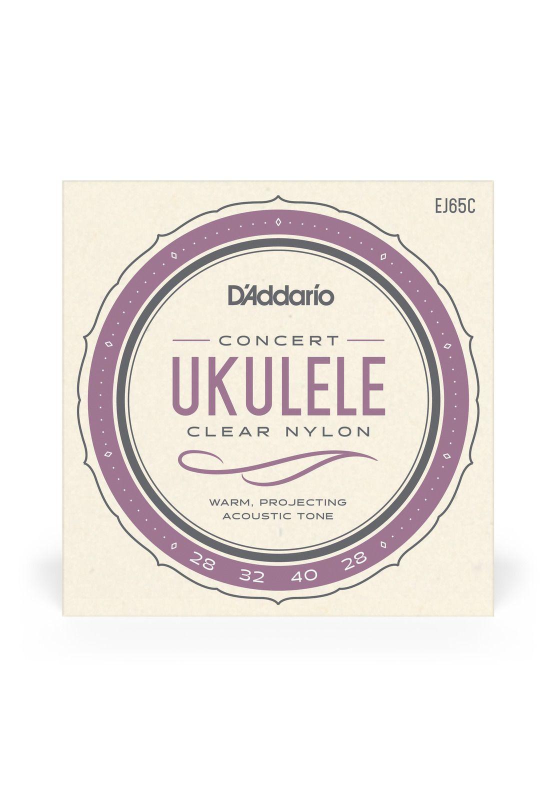 Set de cuerdas Ukelele Concert Clear EJ65C Daddario-2