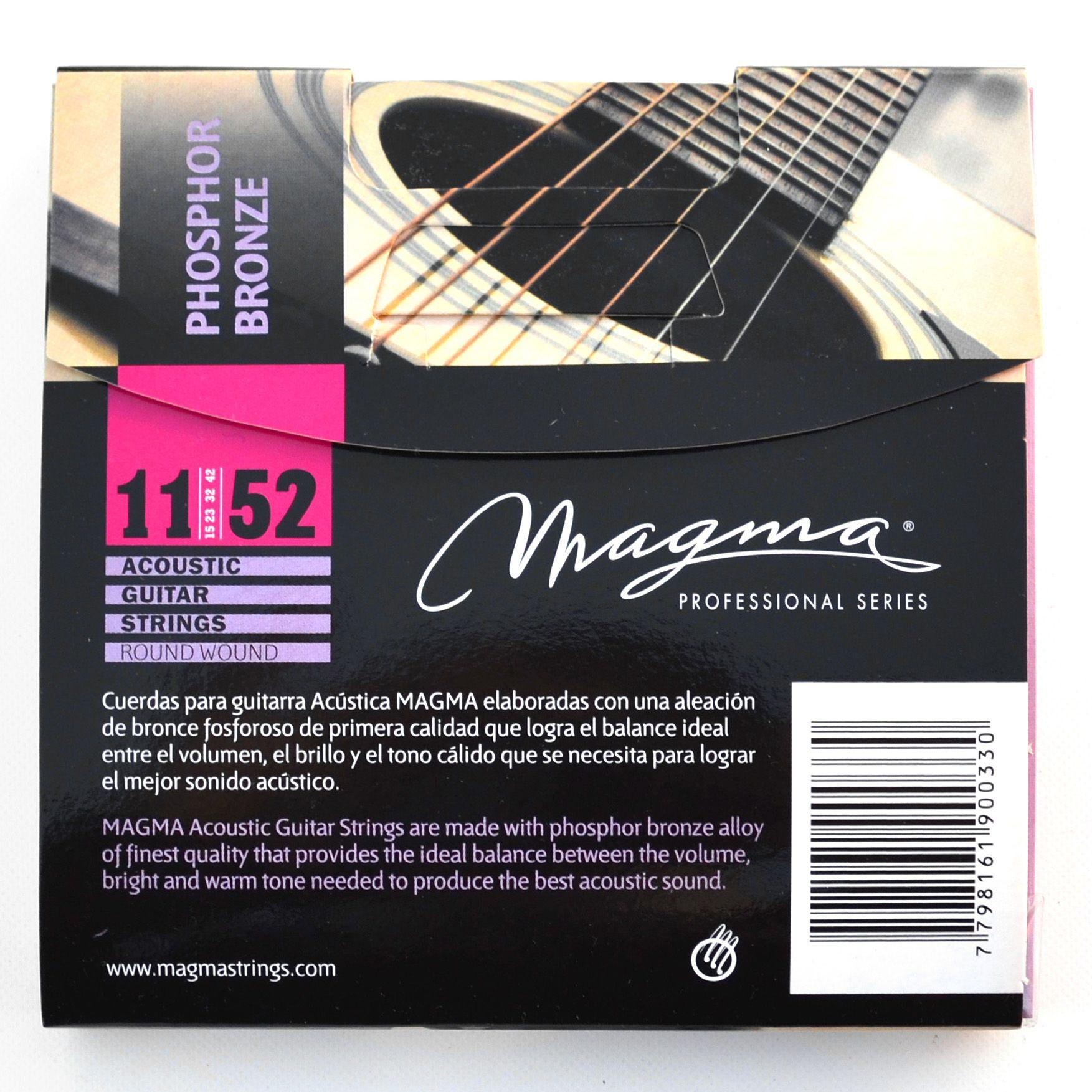 Set Cuerdas Guitarra Acustica GA130PB Magma-1