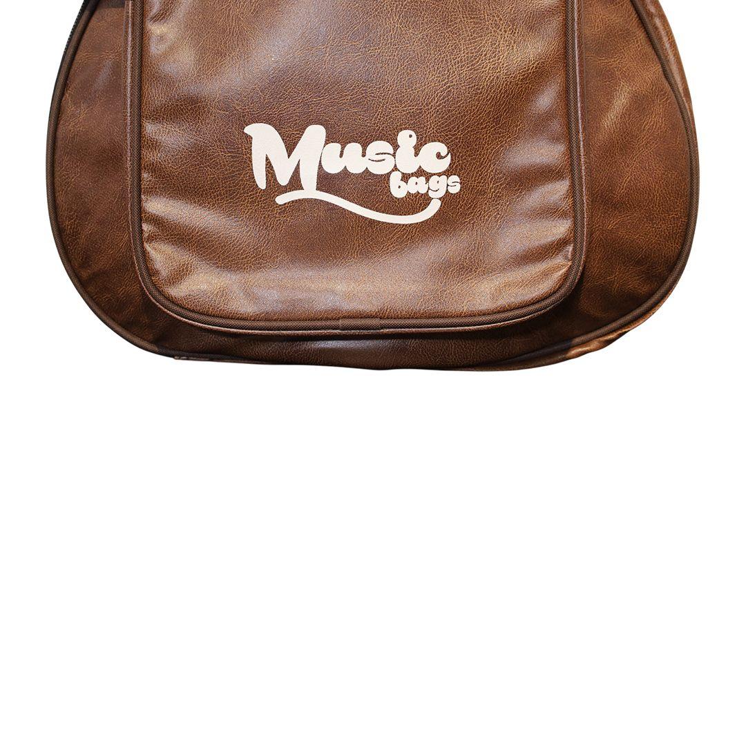 Funda Guitarra Electroacústica Cuero Music Bag 10Mm MUB-125A-2
