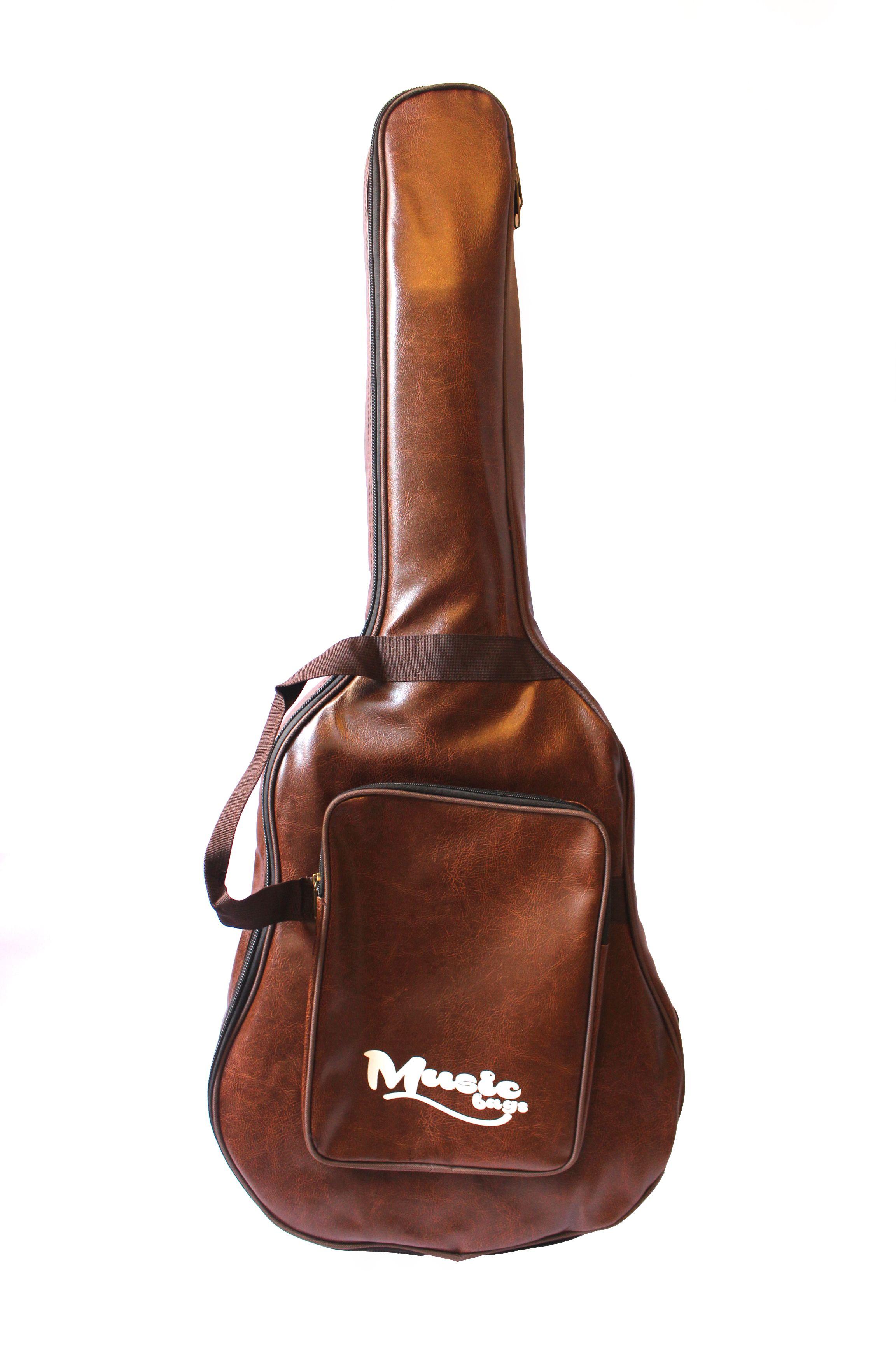 Funda Guitarra Electroacústica Cuero Music Bag 10Mm MUB-125A-6