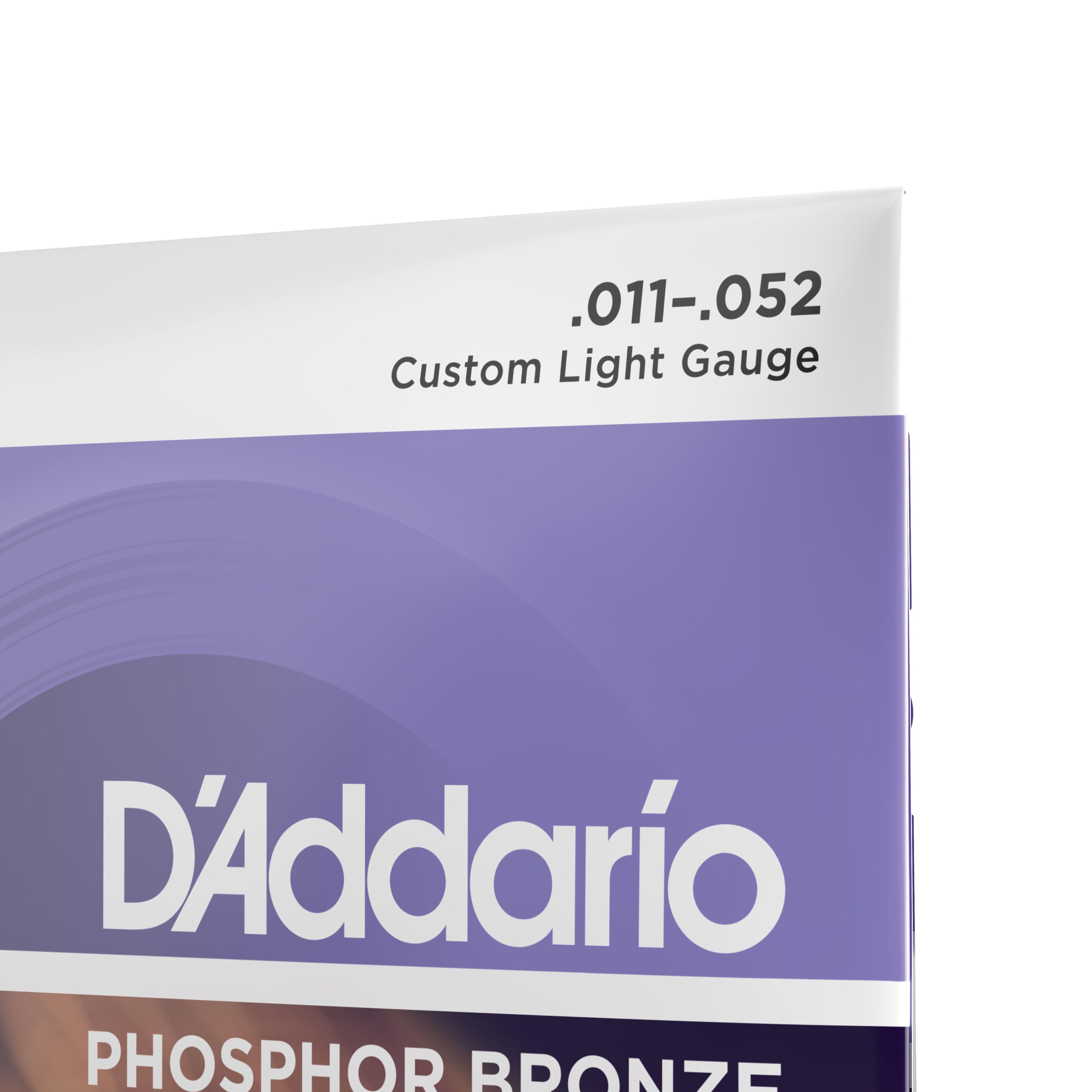Set de cuerdas Guitarra Fósforo Bronze EJ26 Cst Lite Daddario-3