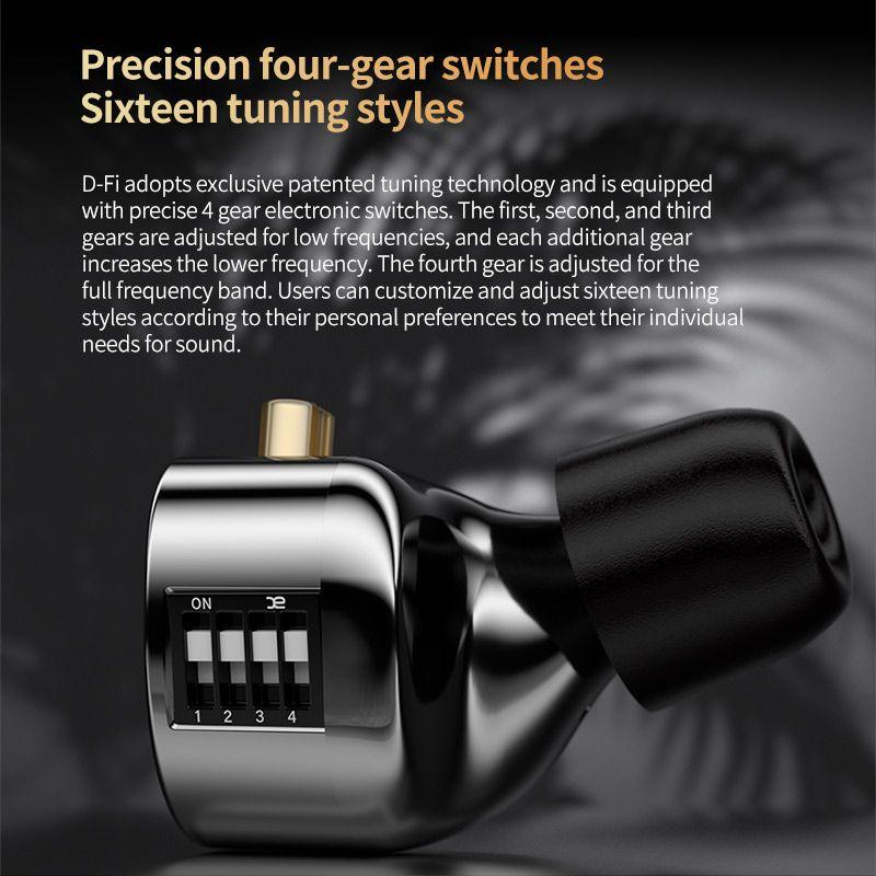 KZ Audífono D-FI-SWITCH-4