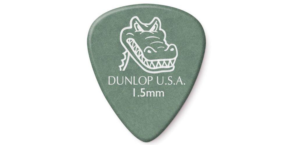 Set Uñetas Dunlop Gator Grip Verde 1.5mm Dunl417P1.50-0