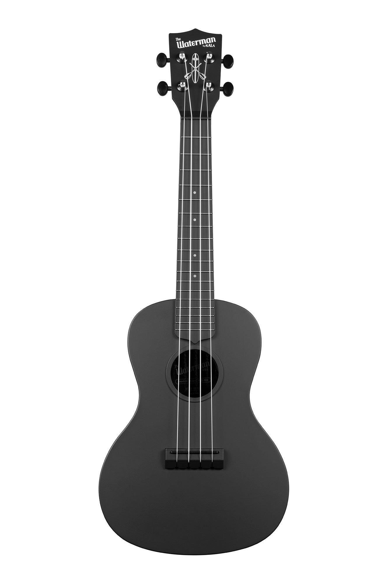 Ukelele Concierto Kala Waterman Matte Black Ka-Cwb-Bk-0
