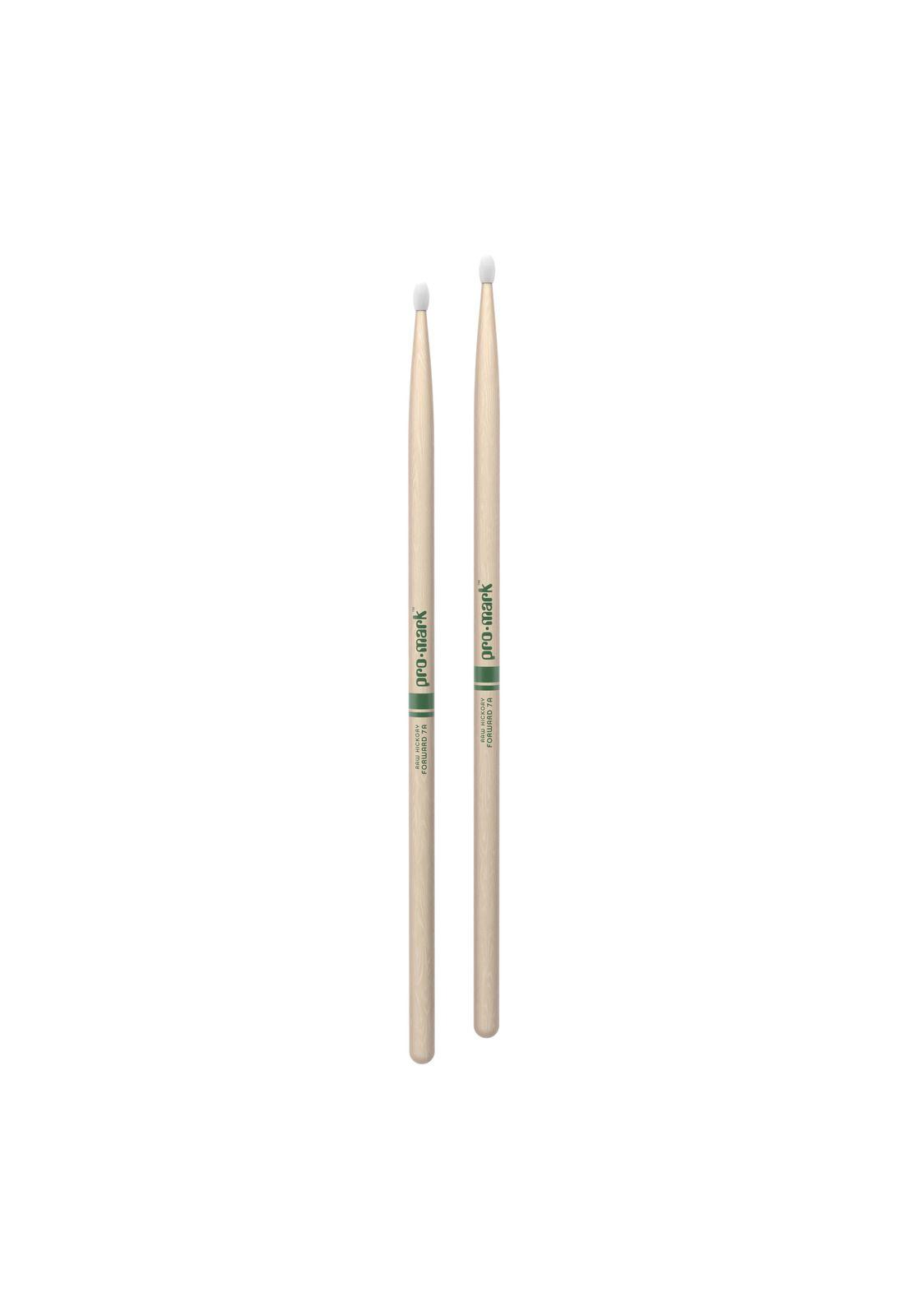 Baquetas 7A Raw Nylon Hickory Forward Pro Mark-3