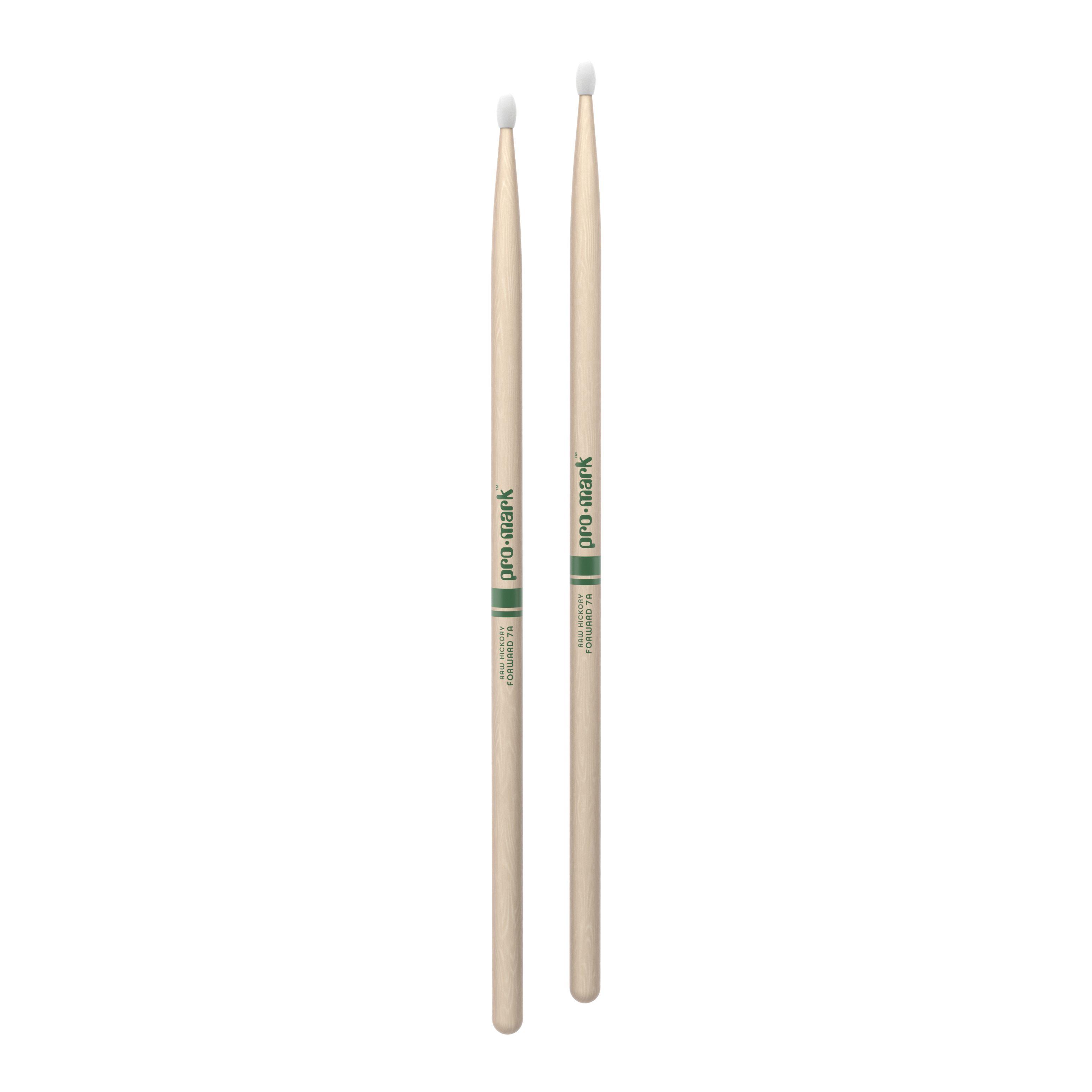 Baquetas 7A Raw Nylon Hickory Forward Pro Mark-2
