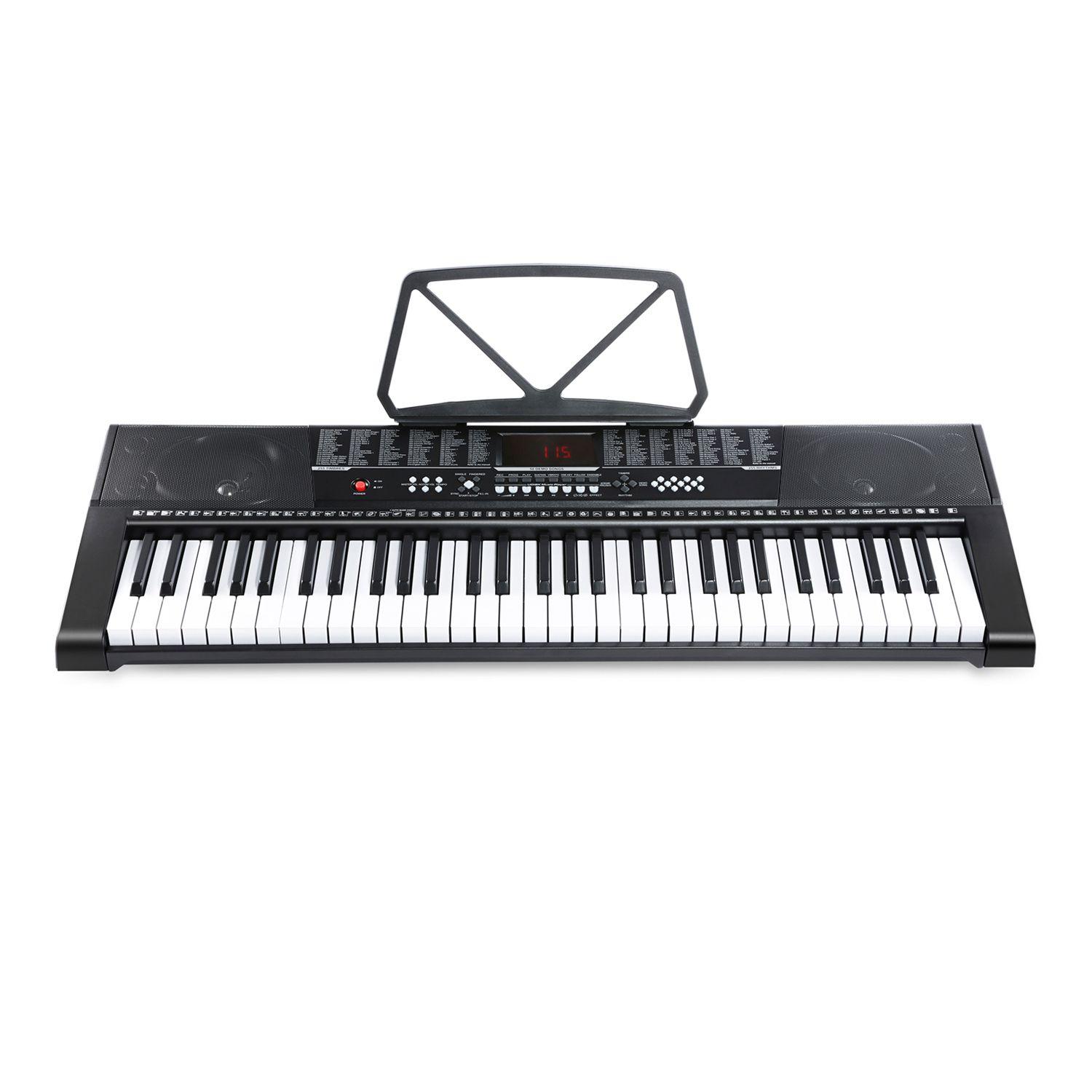 Teclado Musical Piano 61 Notas+Stand Ton-630-1