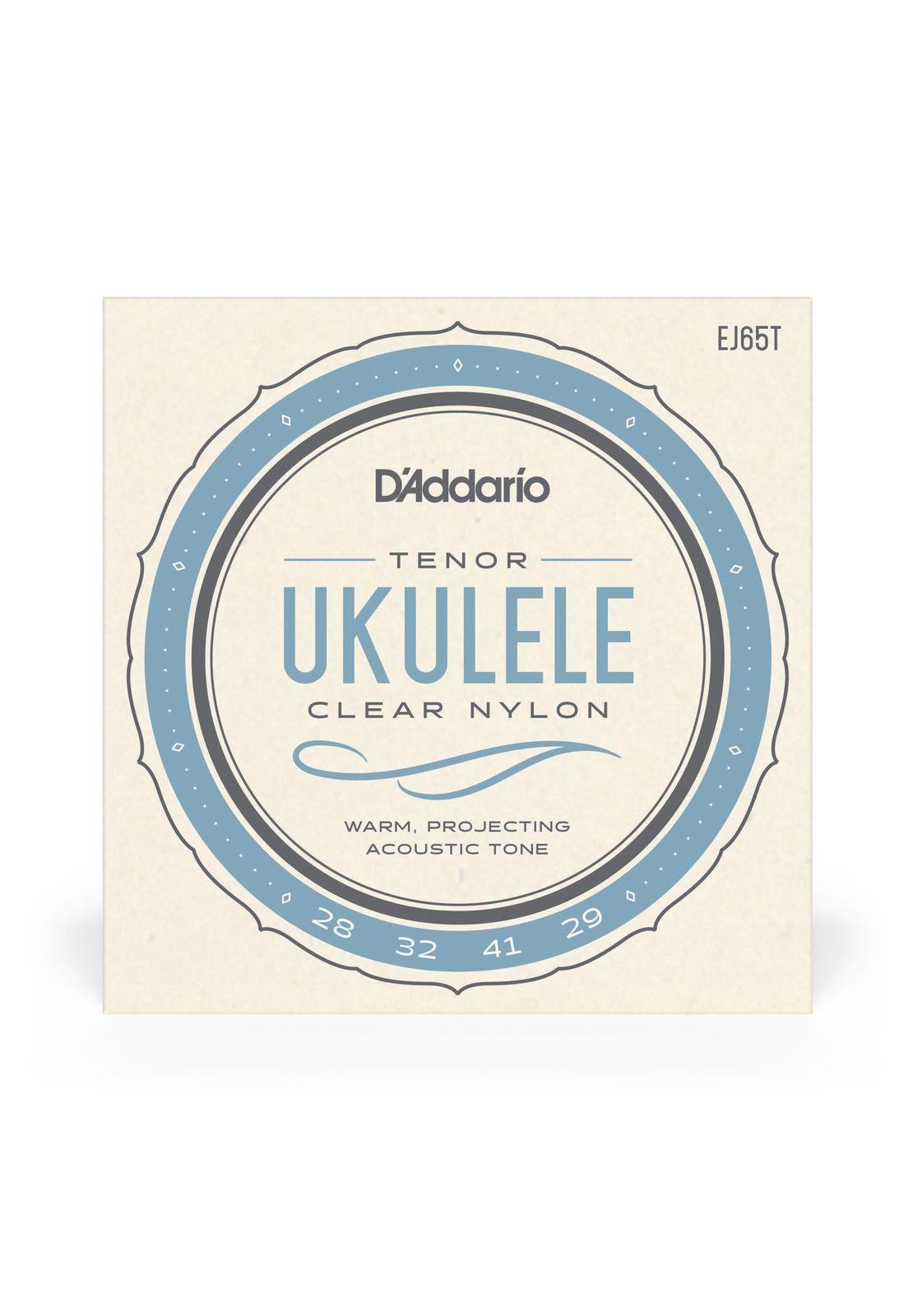 Set de cuerdas Ukelele Tenor Clear EJ65T Daddario-2