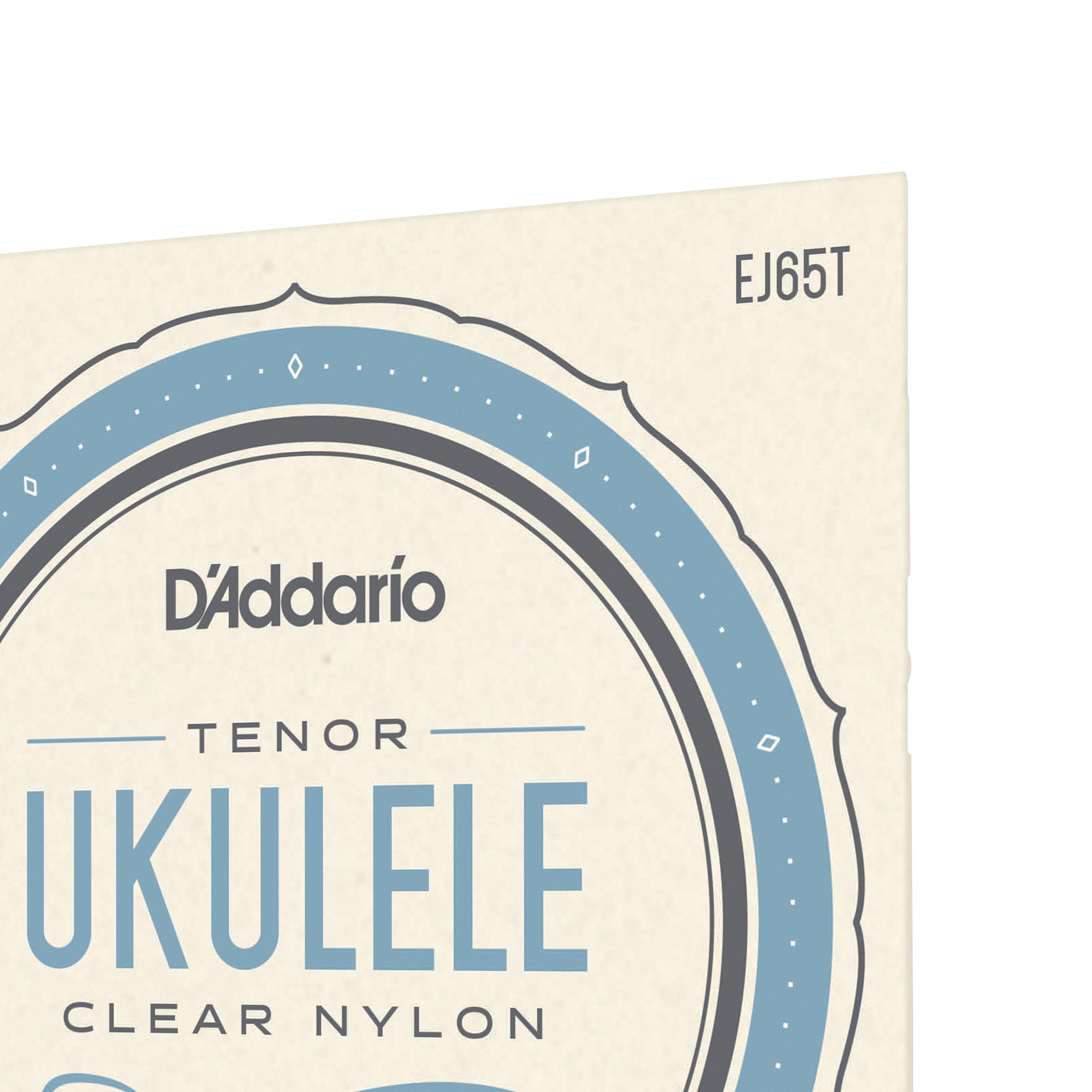 Set de cuerdas Ukelele Tenor Clear EJ65T Daddario-3