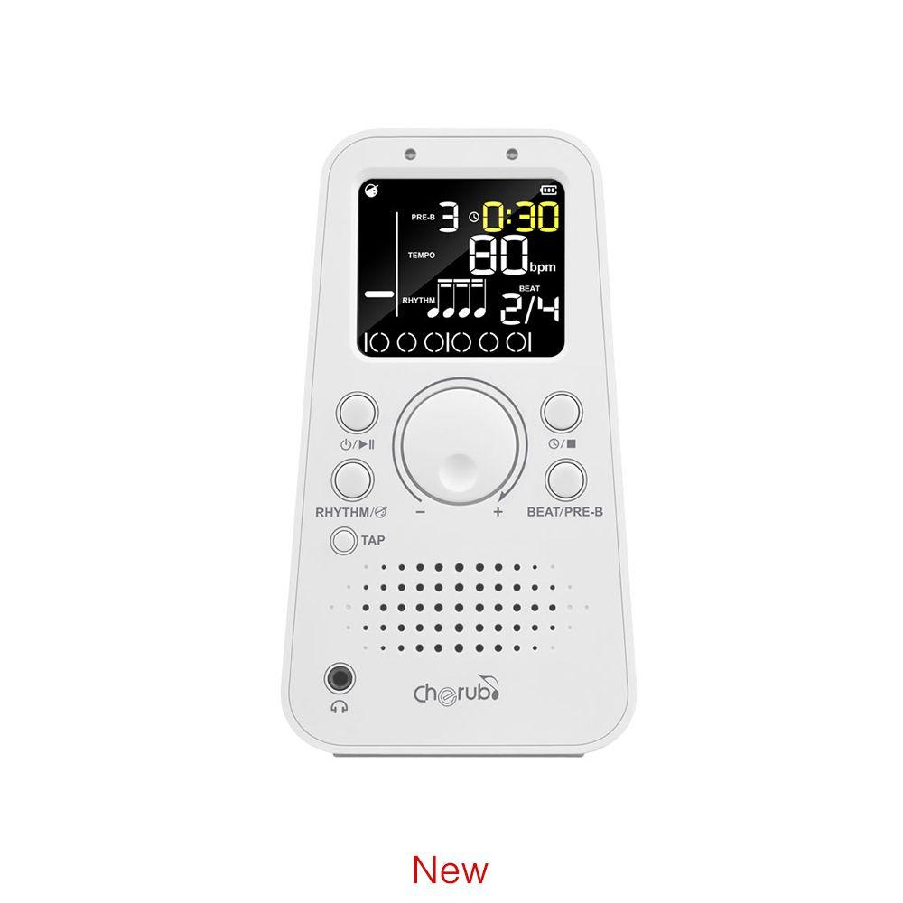 Metrónomo Recargable Blanco Cherub WSM-289-0