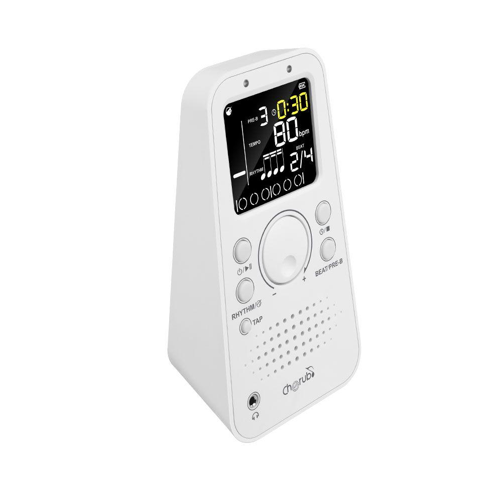 Metrónomo Recargable Blanco Cherub WSM-289-1