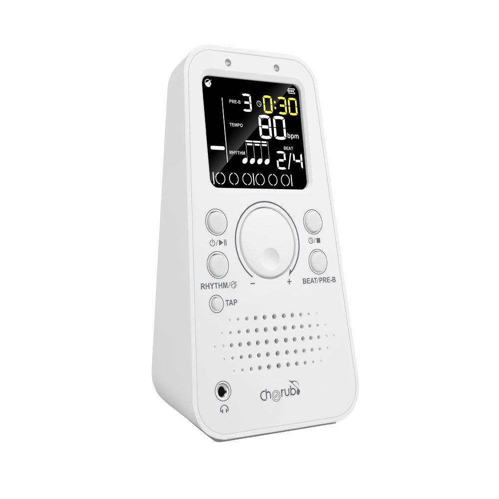 Metrónomo Recargable Blanco Cherub WSM-289-3