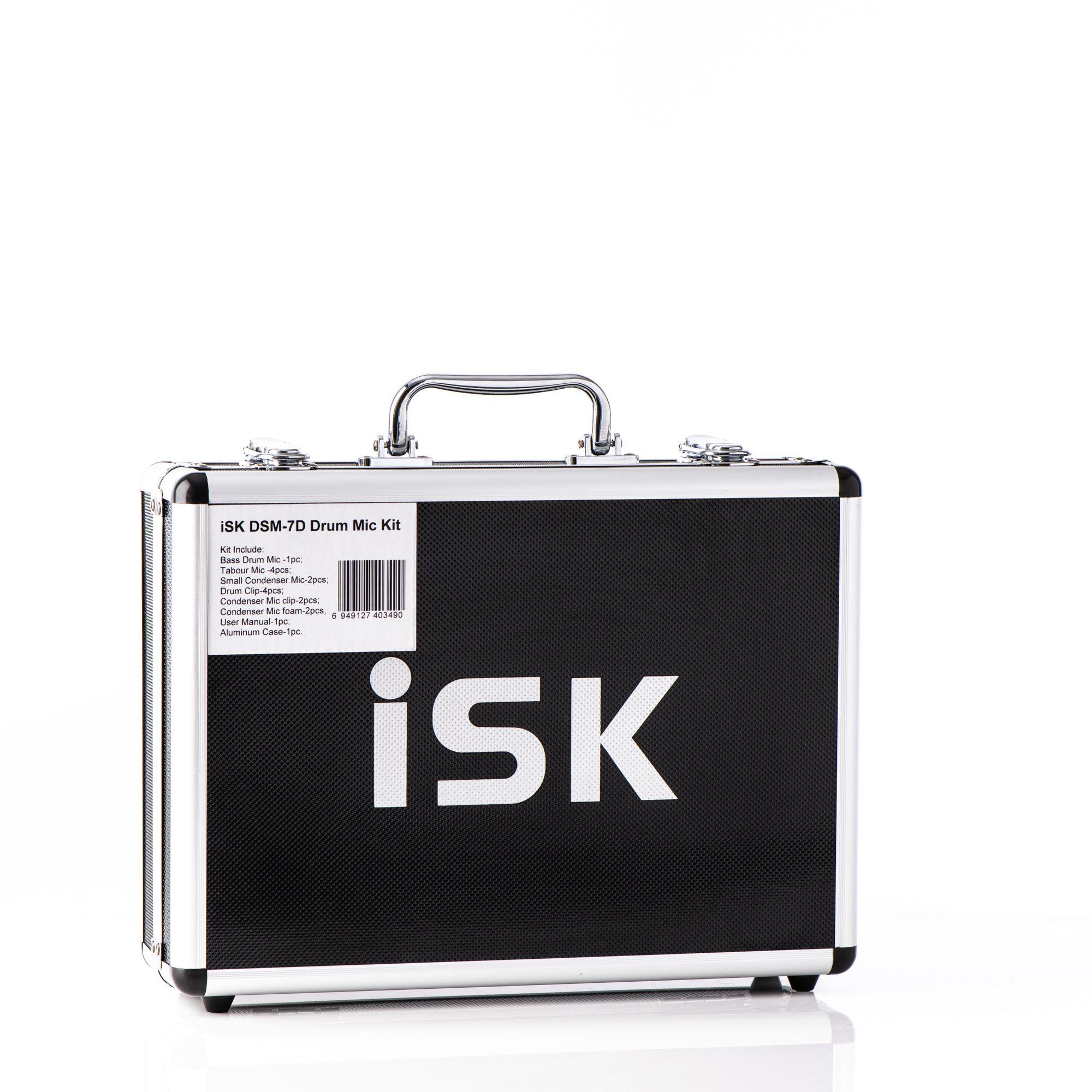 Set de Micrófonos para bateria piezas DSM-7D ISK-1