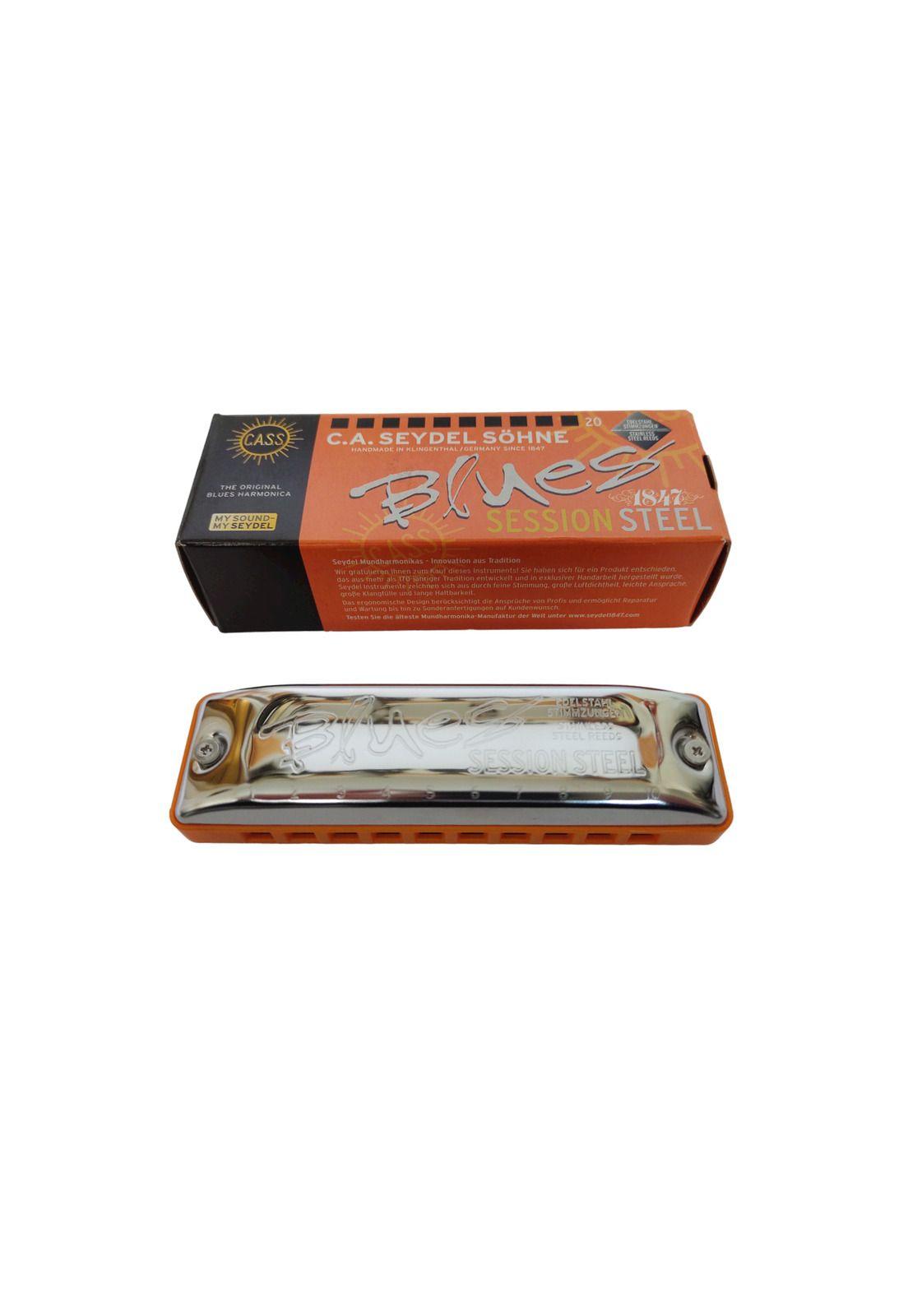 Armónica Seydel Blues Session Steel (Escala Low F) 10301LF-0