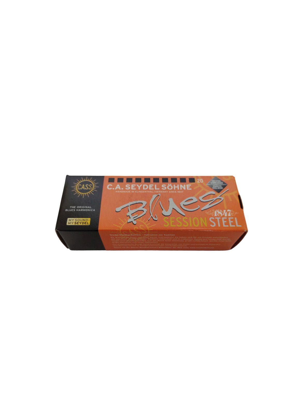 Armónica Seydel Blues Session Steel (Escala Low F) 10301LF-1