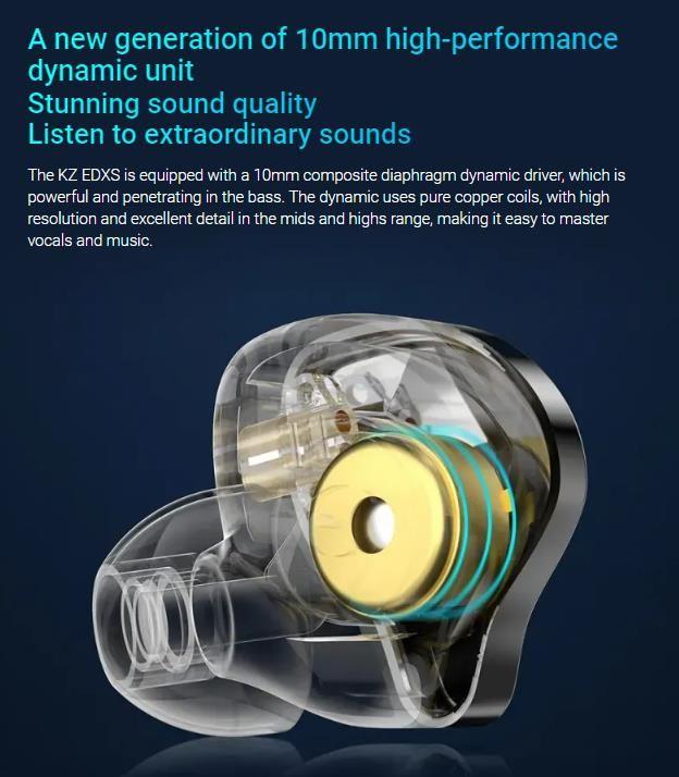 KZ Audífono EDXS-MIC-2