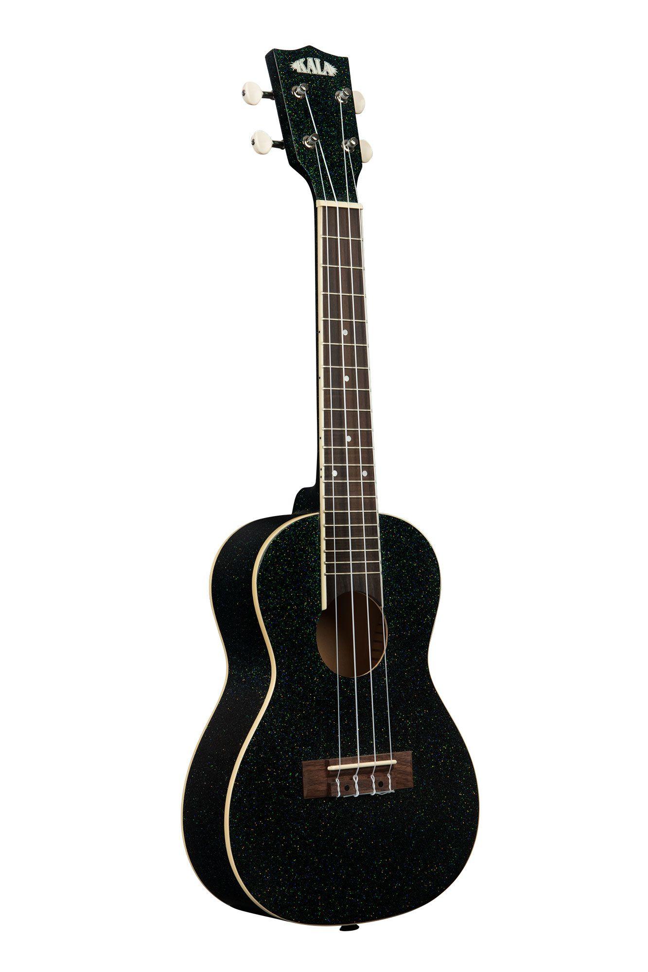 Ukelele Galaxy Ka-Sprk-Black Galaxy Black Sparkle Kala-2