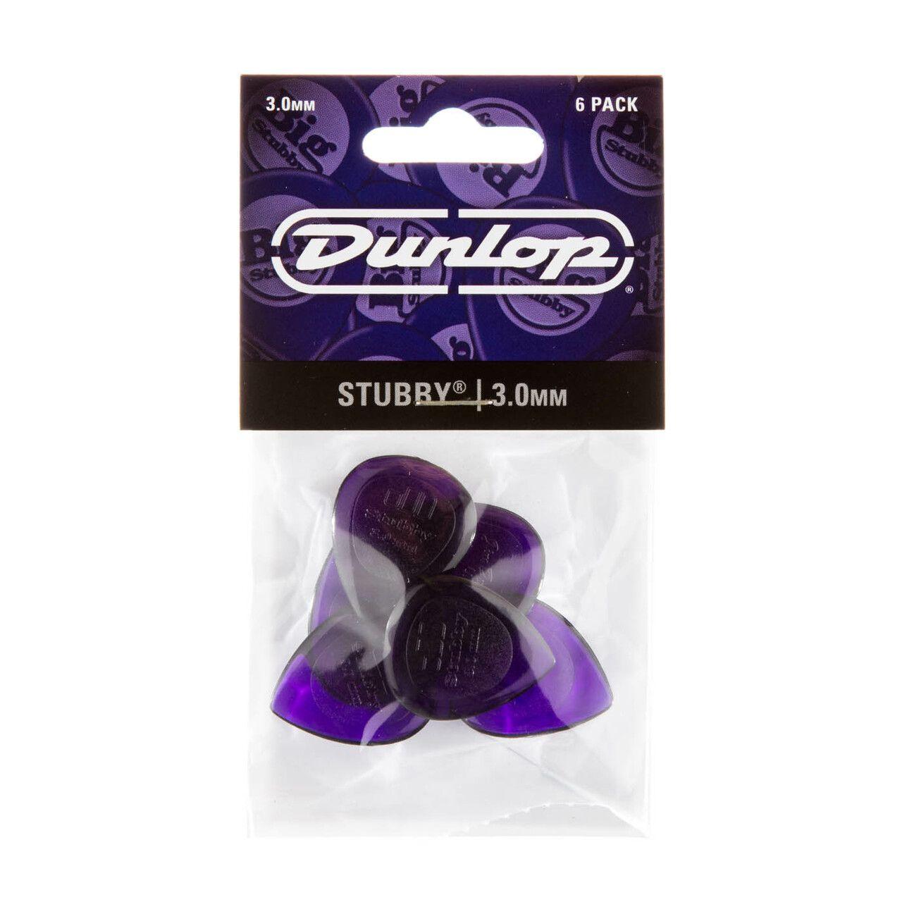 Uñetas Dunlop 474 Stubby Jazz Pick 3.0 pack 6-2