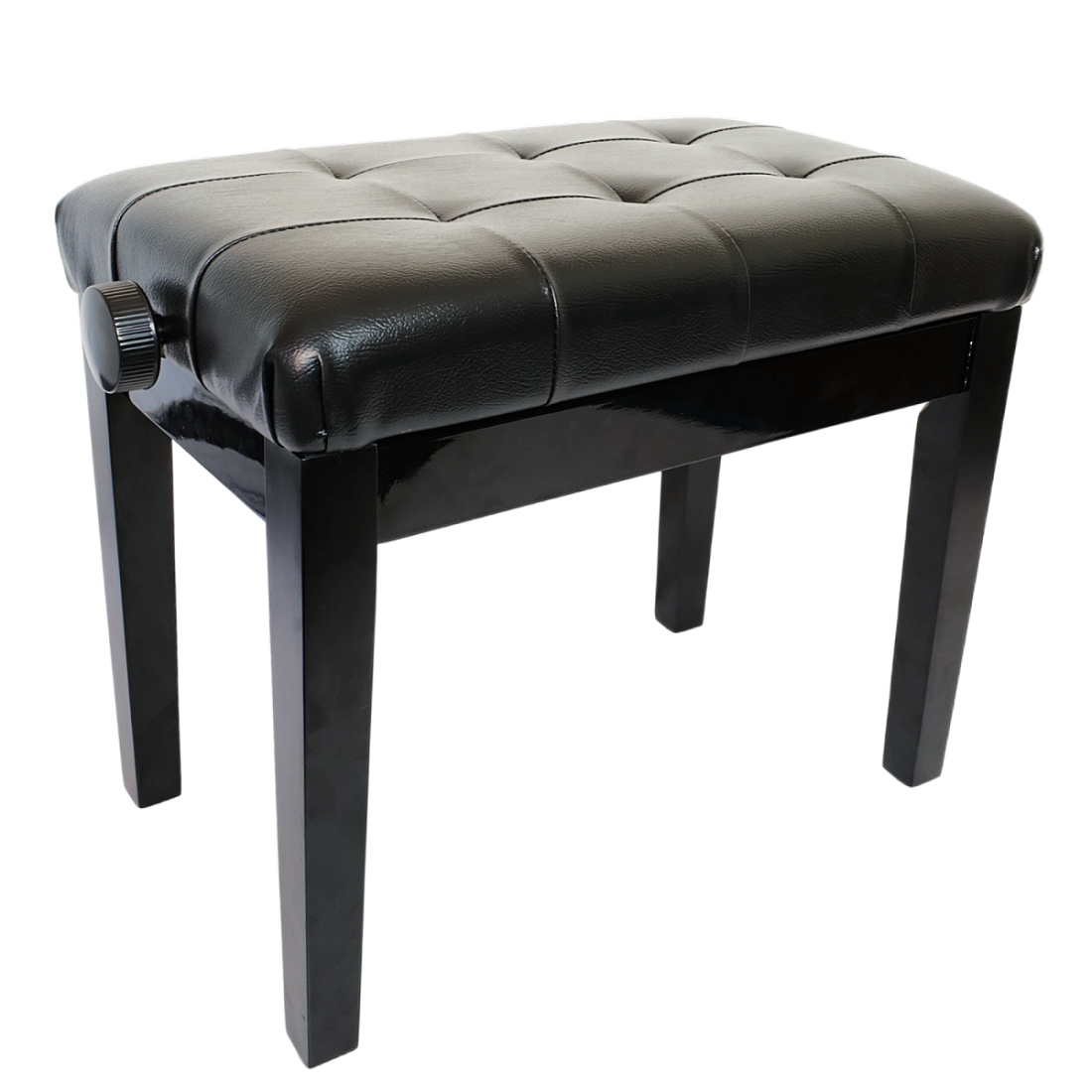 Banca Piso Silla Piano Negro Ajustable Deluxe Taurus TAU-070-0