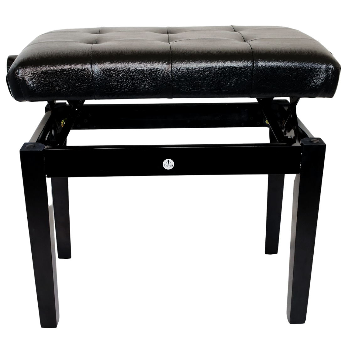 Banca Piso Silla Piano Negro Ajustable Deluxe Taurus TAU-070-3