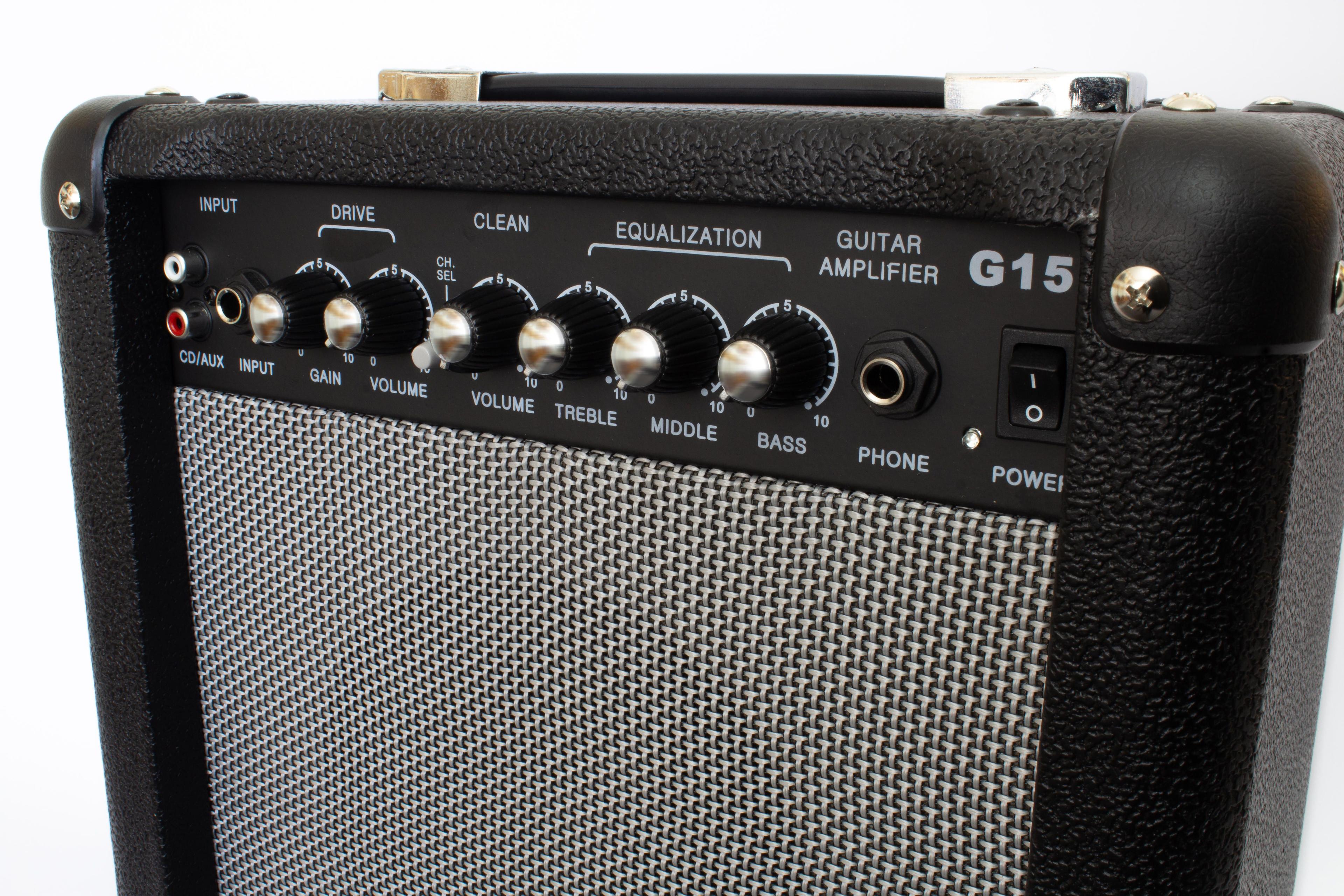 Amplificador XGTR de guitarra eléctrica 15W G-15-2