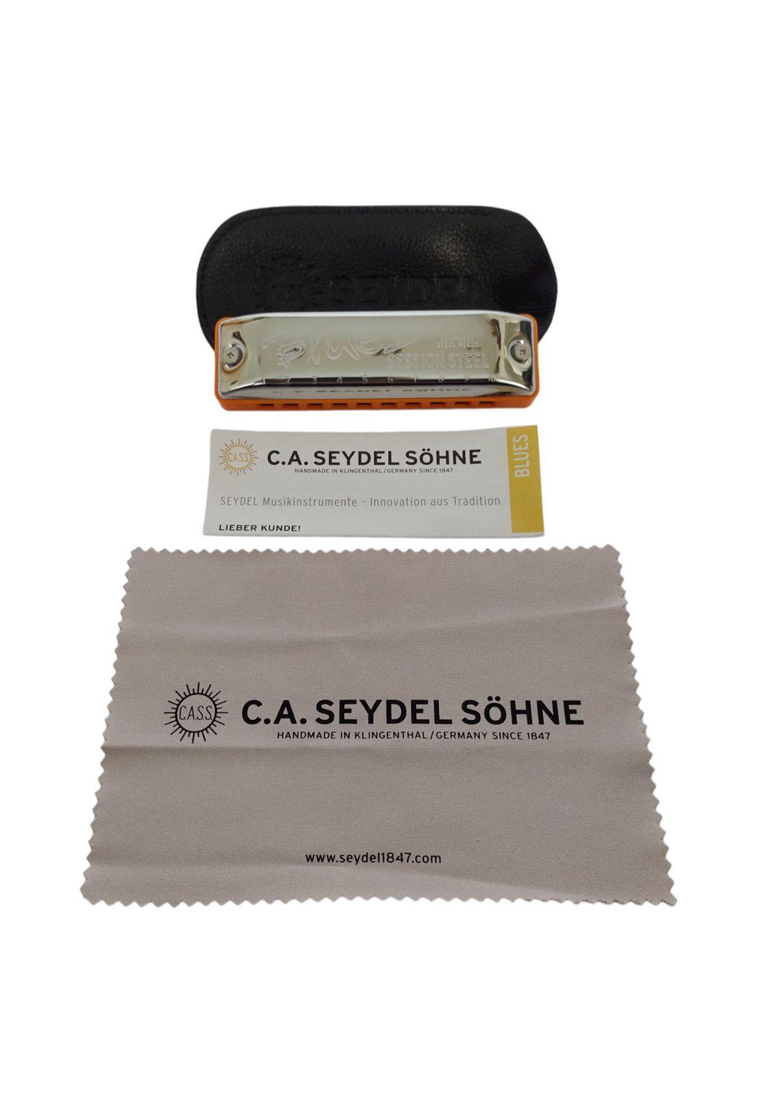 Armónica Seydel Blues Session Steel (Escala F) 10301F-2