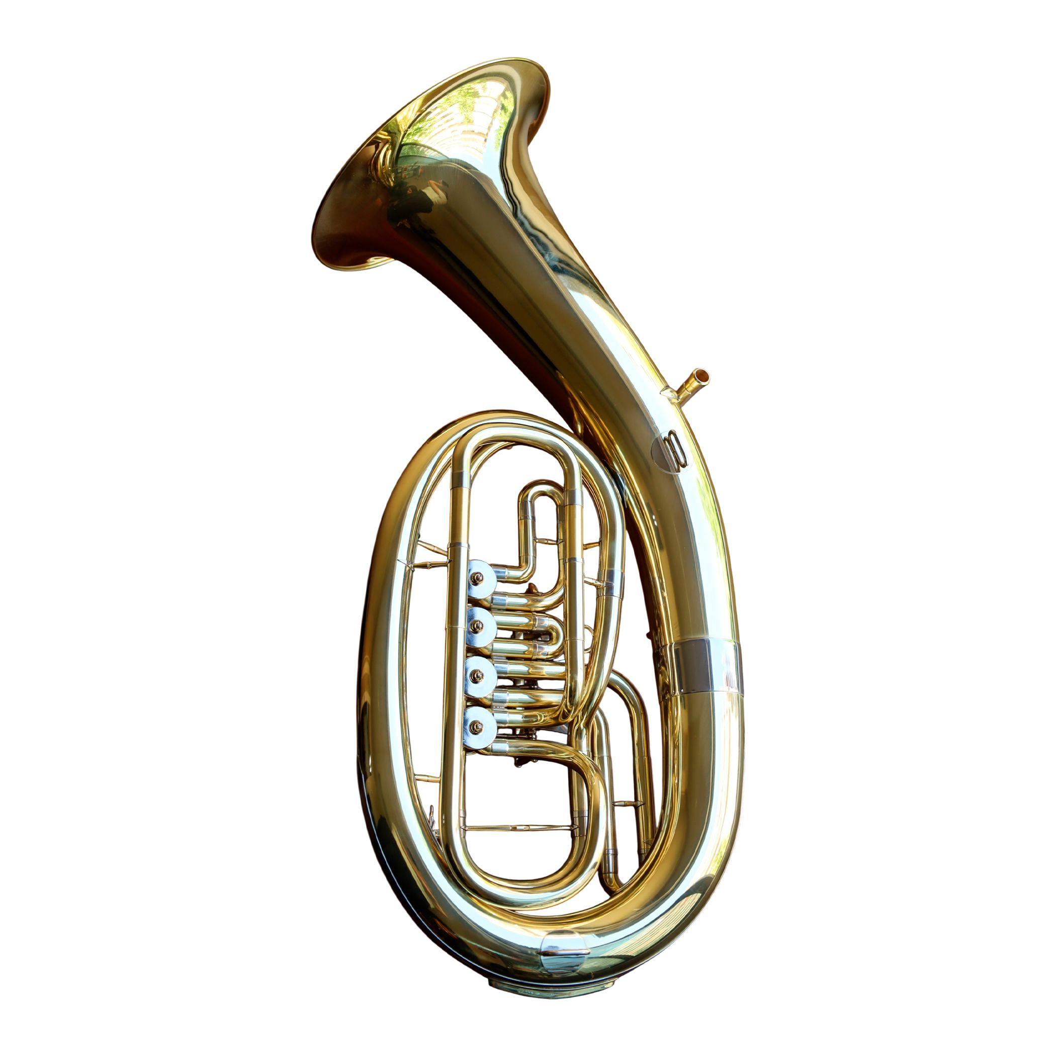 Eufonio Bb 4 llaves dorado All8852L Allegro-2