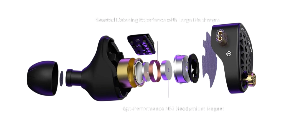 Audifono Phantom-MIC Negro KZ-5