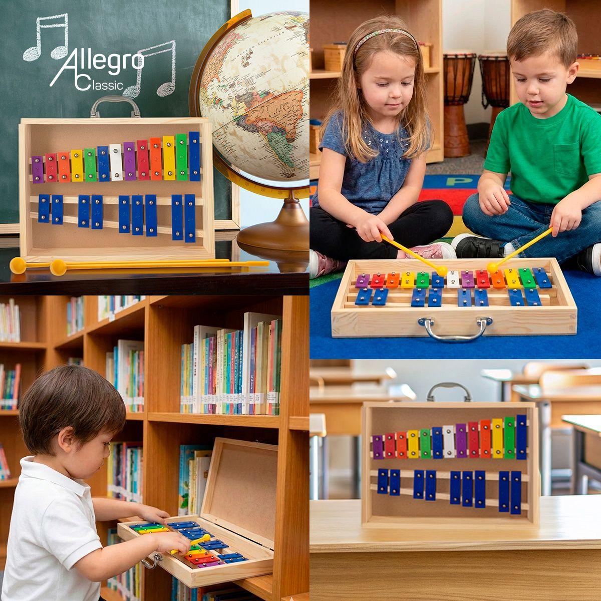 Metalófono Cromático 22 Tonos Color All22Sc-2