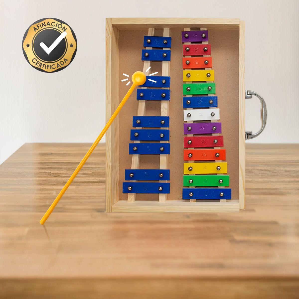 Metalófono Cromático 22 Tonos Color All22Sc-3