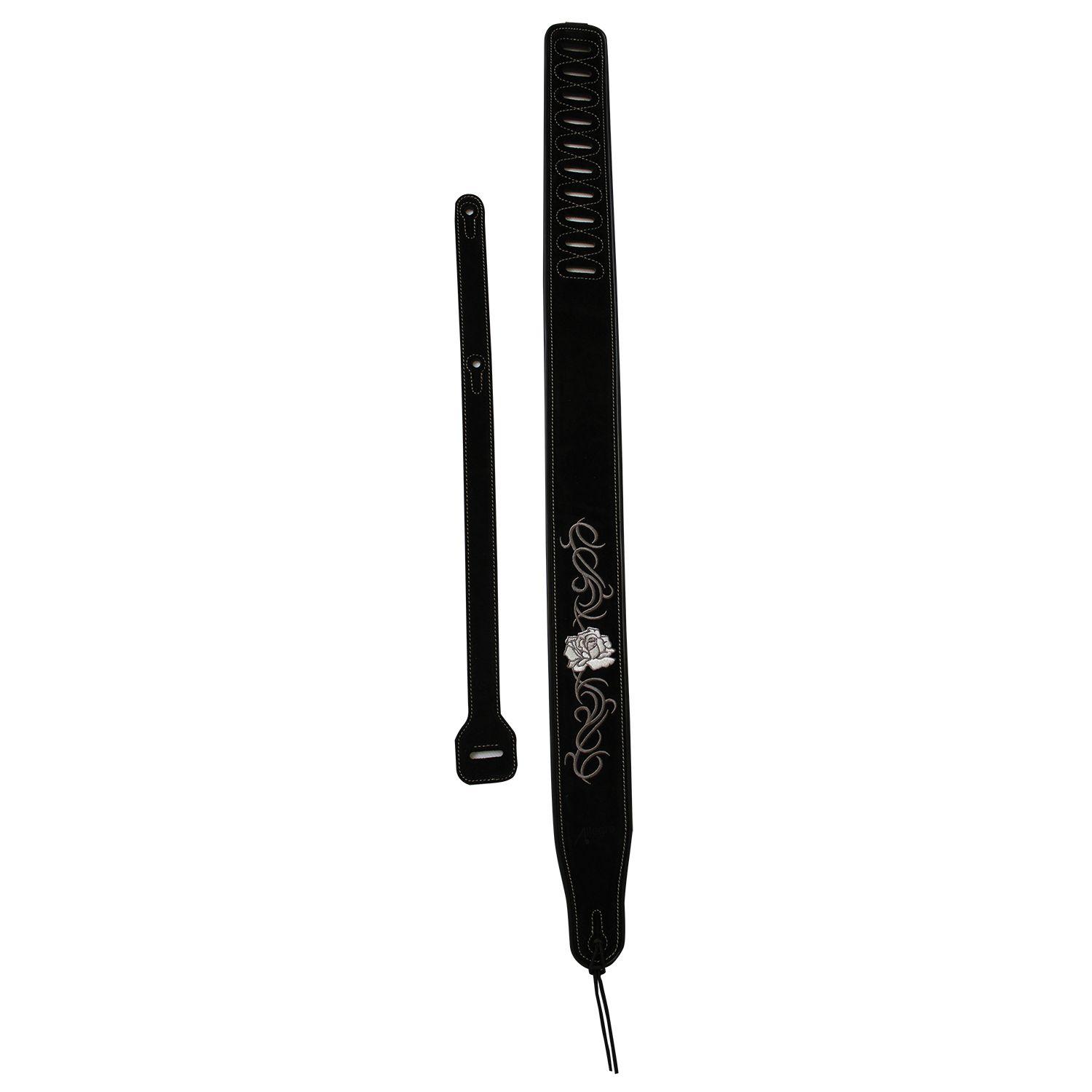 Correa Para Guitarra O Bajo Allegro Cuero Em All-Lgst-35-1