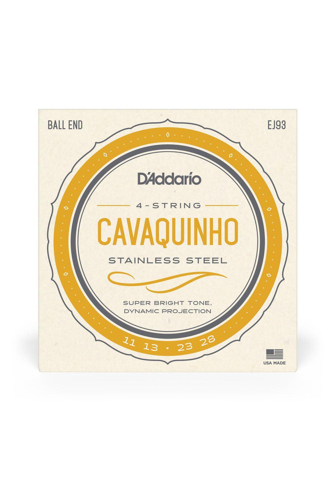 Set de cuerdas Cavaquinho Stainless EJ93 Daddario-2