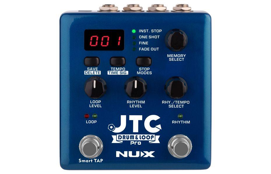 Pedal de Efectos NUX Looper y Caja de Ritmos para Guitarra  JTC NDL-5-0