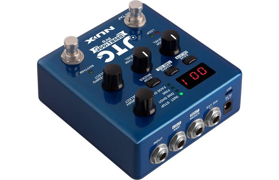Pedal de Efectos NUX Looper y Caja de Ritmos para Guitarra  JTC NDL-5-3