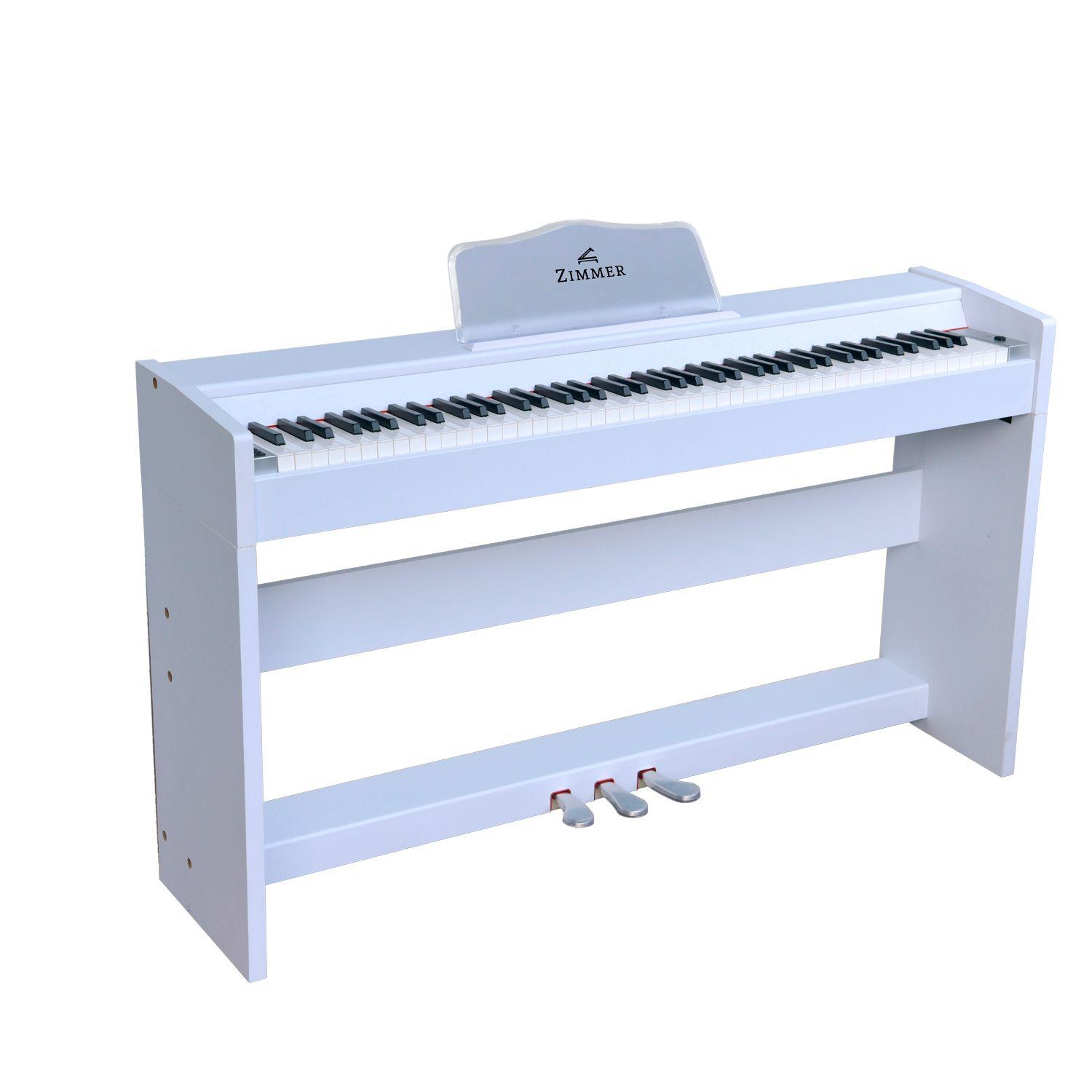 Piano Digital Zimmer Zim-2200-Wht-0