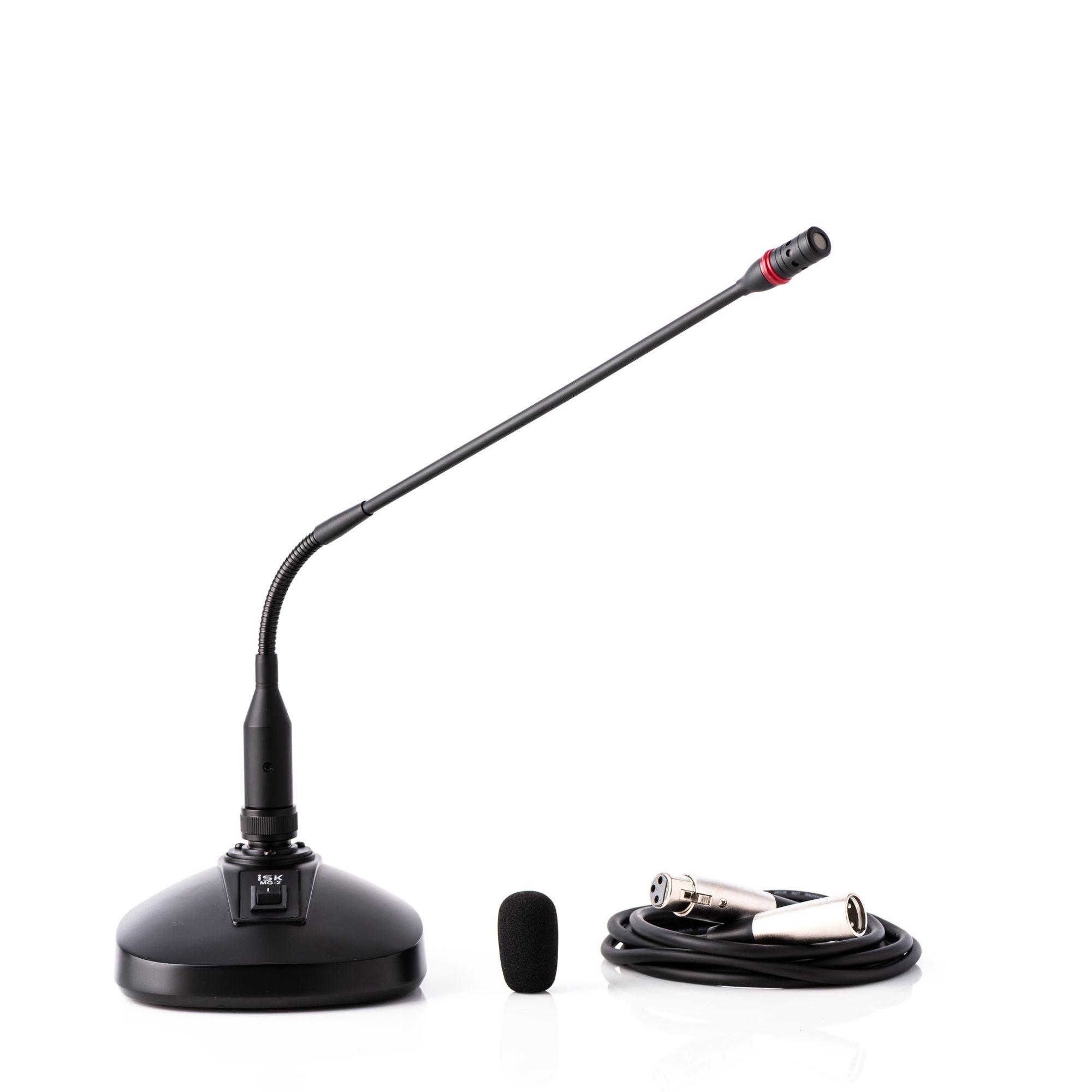 Microfono condensador unidireccional cuello ganso MG-2 ISK-2