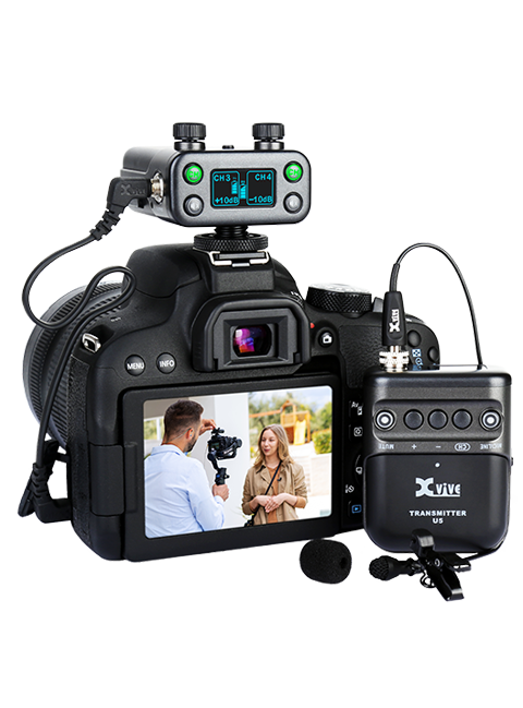 Sistema de Audio Inalámbrico para Video Xvive U5-1