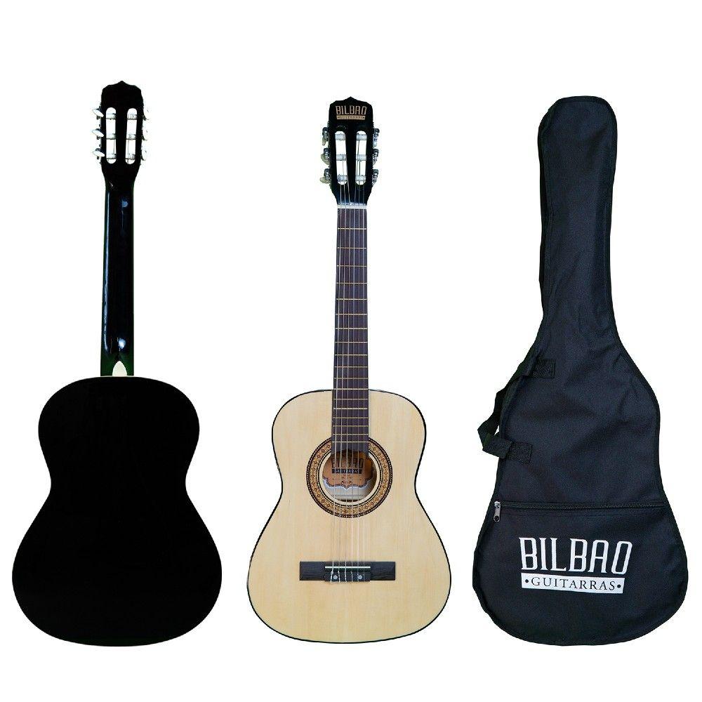 Guitarra Acústica para Niño Bilbao BIL-12-NT + Funda-0