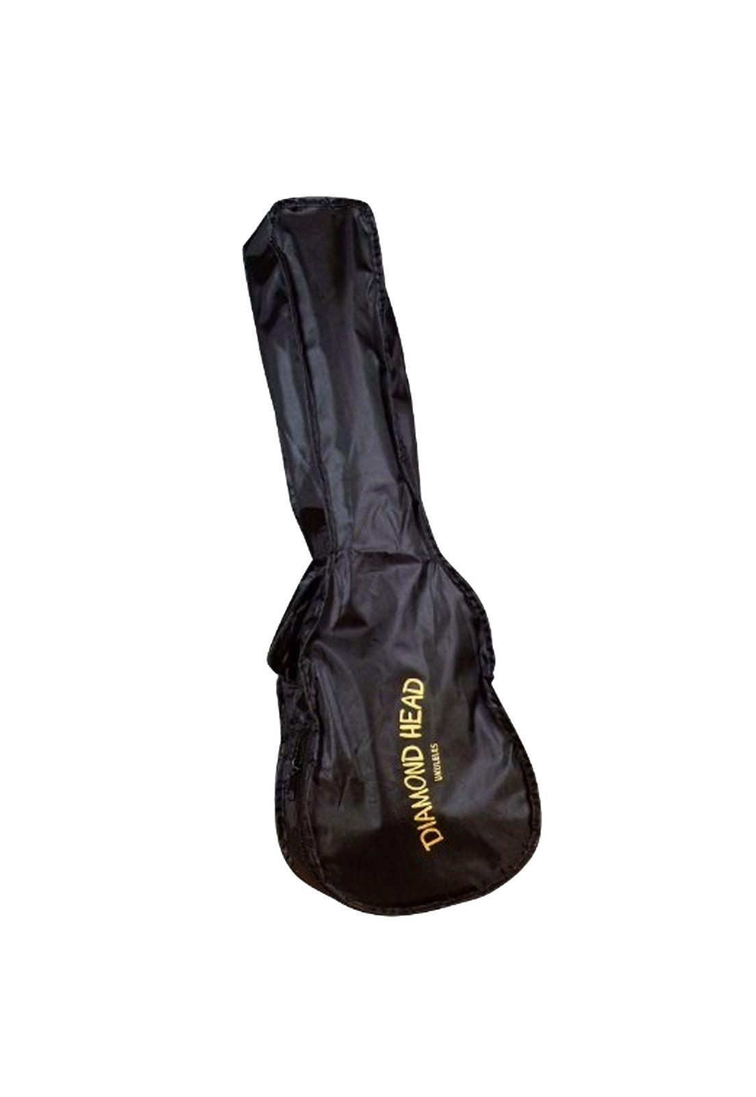 Ukelele Soprano Diamond Head Color Negro + Funda Du-100Bk-1