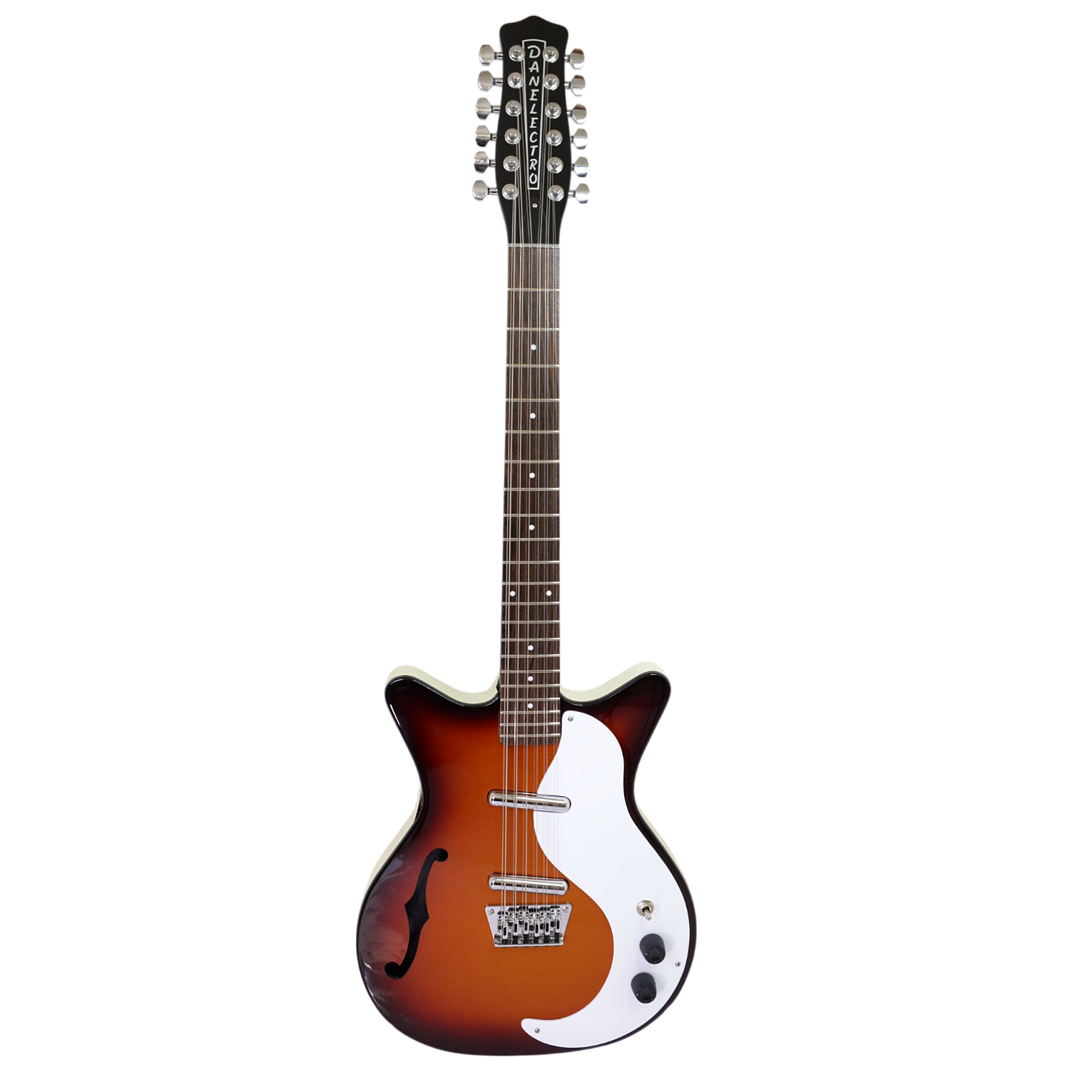 Guitarra eléctrica Danelectro 12 string F hole-0